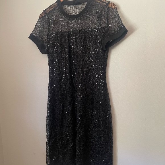 Dkny Dresses & Skirts - DKNY Black Sequin Mini Dress